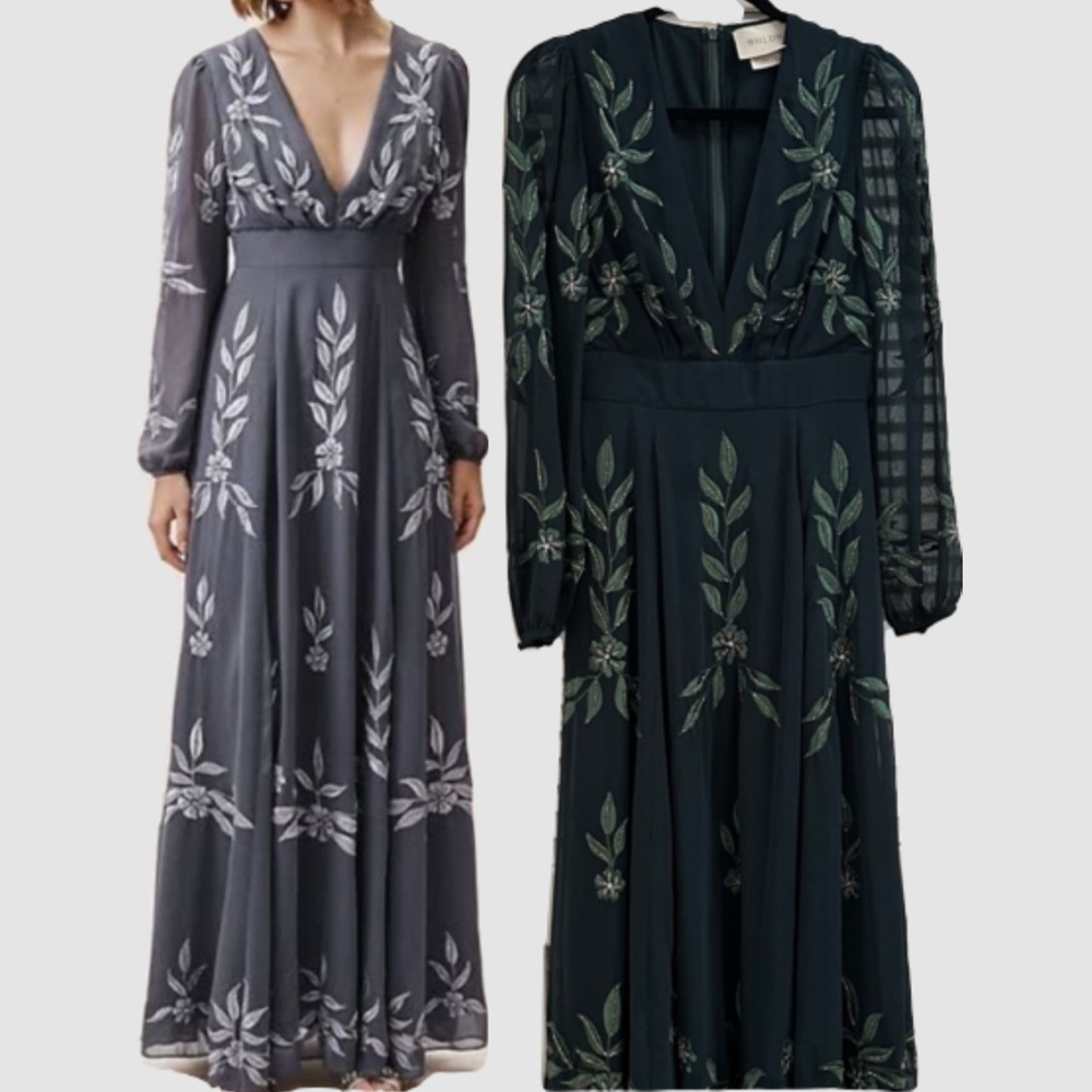 BHLDN Belize dress in green